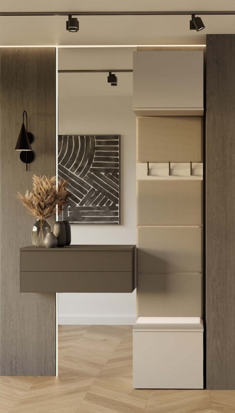 Garderobianka z siedziskiem GAR-108-1W-KASZ