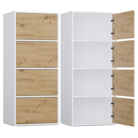 Komoda szerokość 50 cm KOM-935-BIEL-MAT-ART