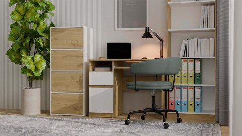 Komoda szerokość 50 cm KOM-935-BIEL-MAT-ART