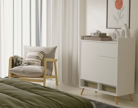 Komoda na przewijak KOM-934-BIEL-MAT