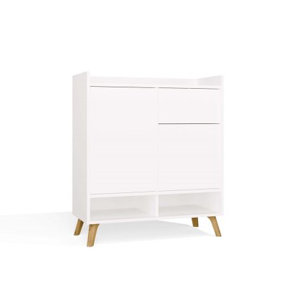 Komoda na przewijak KOM-934-BIEL-MAT