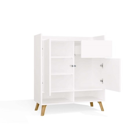 Komoda na przewijak KOM-934-BIEL-MAT