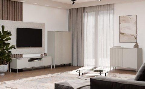 Komoda z drzwiami KOM-940-KASZ-LAM-GŁ