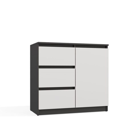 Komoda 80cm KOM-910-ANT-BIEL-MAT