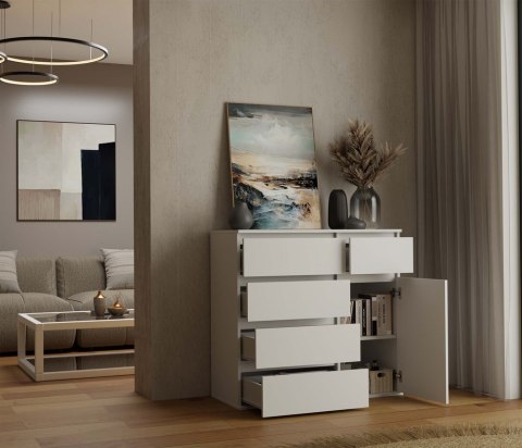 Komoda biała 100 cm KOM-932-BIEL-MAT