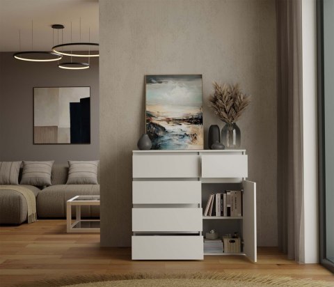 Komoda biała 100 cm KOM-932-BIEL-MAT