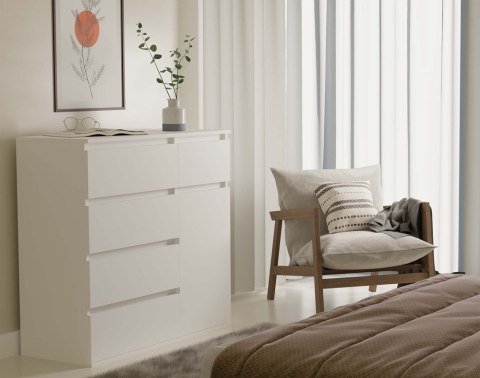 Komoda biała 100 cm KOM-932-BIEL-MAT