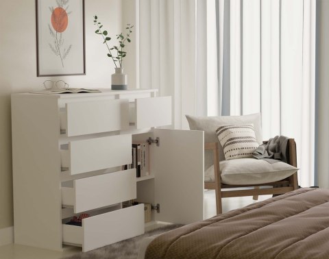 Komoda biała 100 cm KOM-932-BIEL-MAT