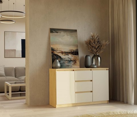 Komoda z szufladami i półkami KOM-912-ART-KASZ