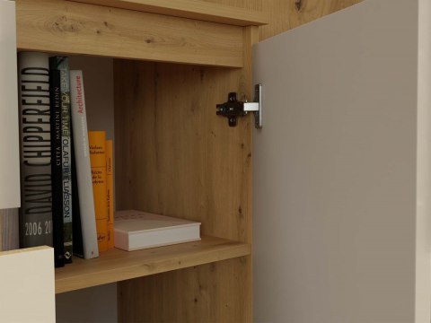 Komoda z szufladami i półkami KOM-912-ART-KASZ