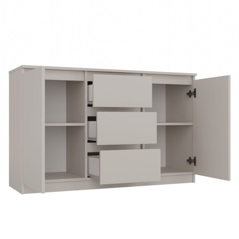Szafka z szufladami i półkami 120cm KOM-912-KASZ