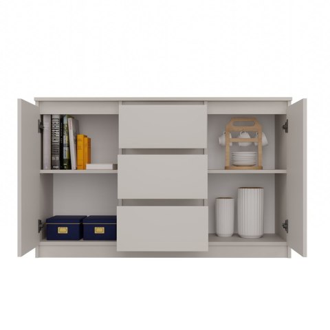 Szafka z szufladami i półkami 120cm KOM-912-KASZ