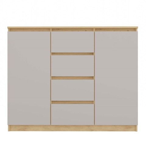 Komoda z półkami i szufladami 120cm KOM-913-ART-KASZ