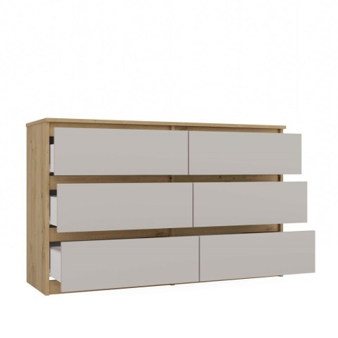 Komoda do sypialni z szufladami KOM-904-ART-KASZ