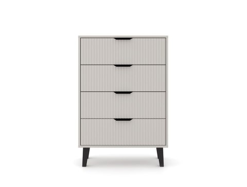 Komoda ryflowana z szufladami KOM-927-KASZ-LAM