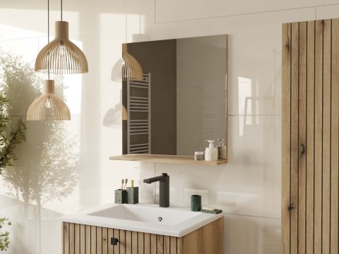 Lustro z półką do łazienki LAZ-1325-EVO-LUS-60