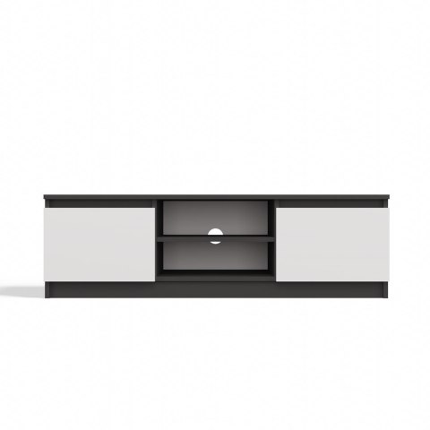 Szafka rtv 120 cm RTV-501-ANT-BIEL-MAT