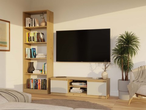 Szafka rtv stojąca 120cm RTV-501-ART-KASZ