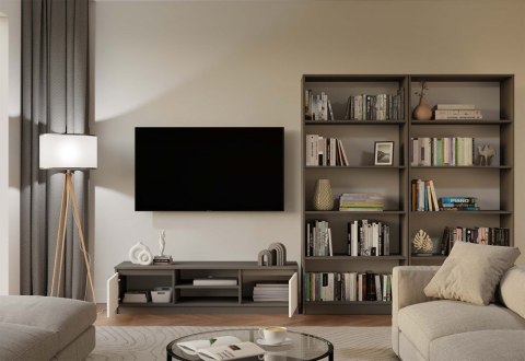 Szafka pod telewizor 140 cm RTV-502-ANT-BIEL-MAT