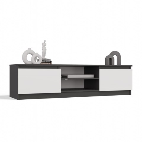 Szafka pod telewizor 140 cm RTV-502-ANT-BIEL-MAT
