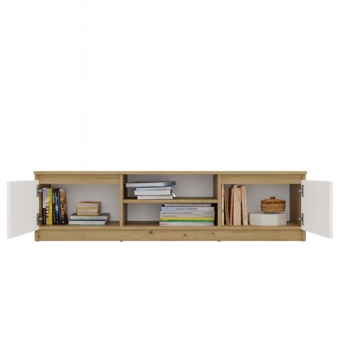 Niska komoda pod telewizor 140cm RTV-502-ART-BIEL-MAT