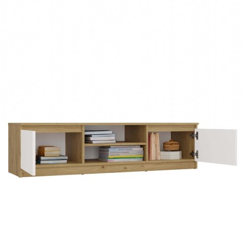 Niska komoda pod telewizor 140cm RTV-502-ART-BIEL-MAT