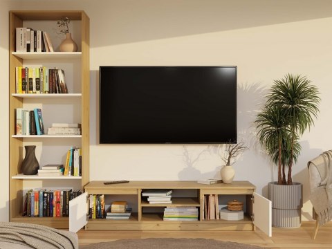 Niska komoda pod telewizor 140cm RTV-502-ART-BIEL-MAT