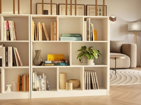 Biały regał na zabawki RE-1442-BIEL-MAT