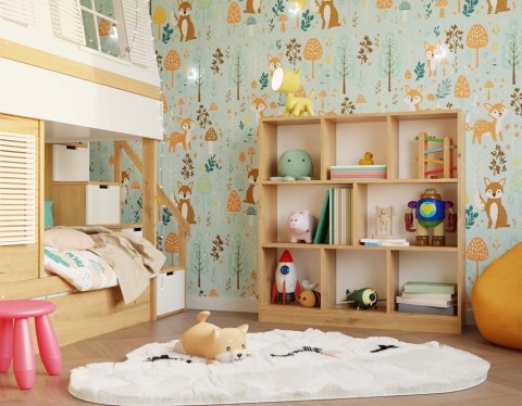 Regał na książki do salonu RE-1442-ART