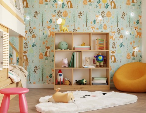 Regał na książki do salonu RE-1442-ART