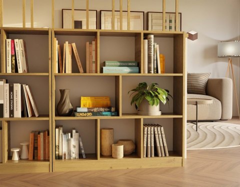 Regał na książki do salonu RE-1442-ART