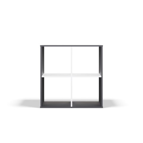 Regał kwadrat 2x2 RE-1407-ANT-BIEL-MAT