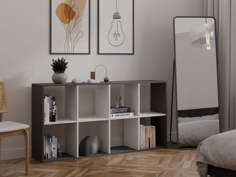 Regał na książki i zabawki RE-1409-ANT-BIEL-MAT