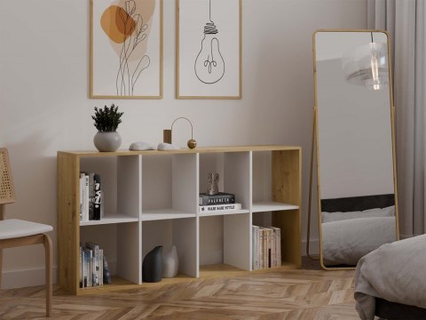 Niski regał na książki RE-1409-ART-BIEL-MAT