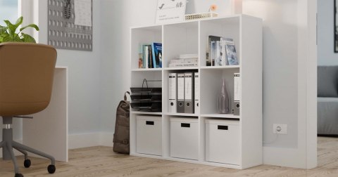 Regał 3x3 RE-1443-BIEL-MAT