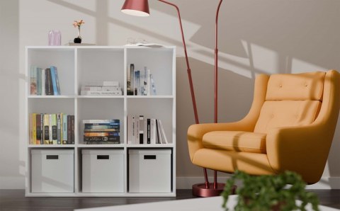 Regał 3x3 RE-1443-BIEL-MAT