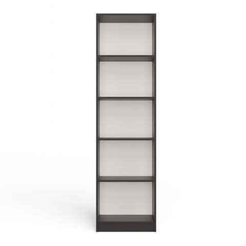 Regał na książki 50 cm szerokości RE-1402-ANT-BIEL-MAT