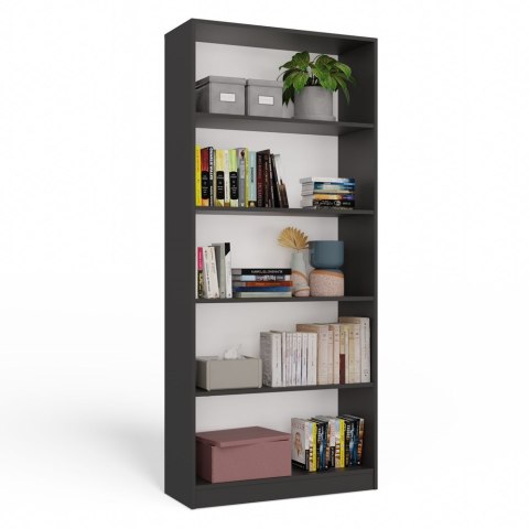 Regał szerokość 80 cm RE-1404-ANT-BIEL-MAT