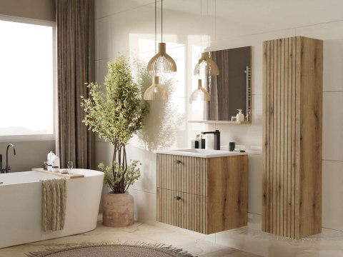 Szafka wisząca z umywalką 60 LAZ-1325-EVO-60CM+UMY