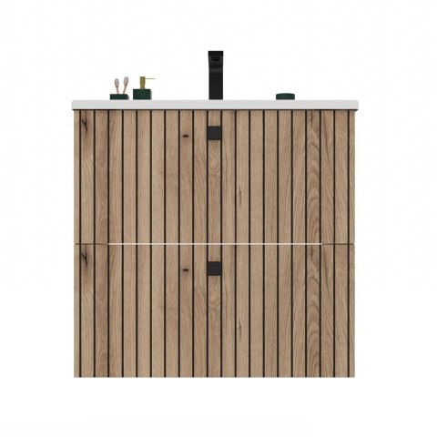 Szafka wisząca z umywalką 60 LAZ-1325-EVO-60CM+UMY