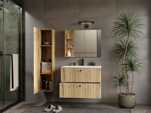 Szafka z umywalką 80 wisząca LAZ-1325-EVO-80CM+UMY