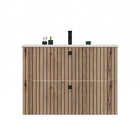 Szafka z umywalką 80 wisząca LAZ-1325-EVO-80CM+UMY