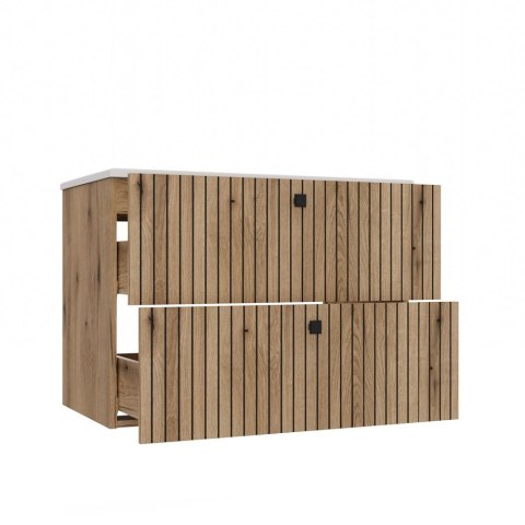 Szafka z umywalką 80 wisząca LAZ-1325-EVO-80CM+UMY