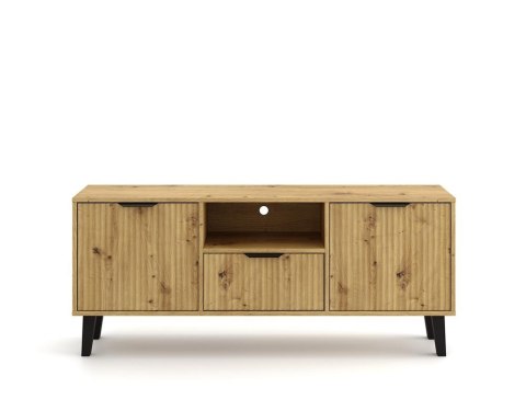 Szafka rtv ryflowana 140cm RTV-510-ART-LAM