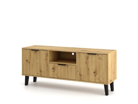 Szafka rtv ryflowana 140cm RTV-510-ART-LAM