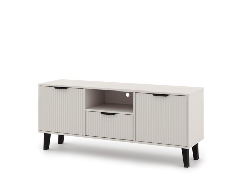 Ryflowana szafka rtv 140cm RTV-510-KASZ-LAM