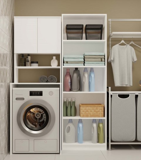 Szafka do pralki LAZ-1302-MAX-BIEL-MAT