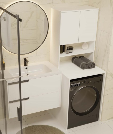 Szafka do pralki LAZ-1302-MAX-BIEL-MAT