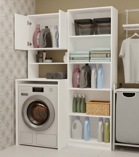 Szafka do pralki LAZ-1302-MAX-BIEL-MAT