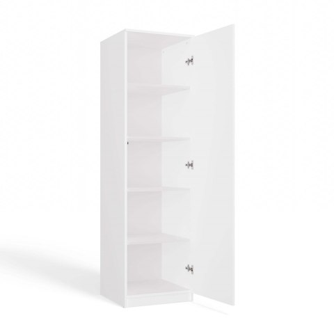 Biała szafa z lustrem SZAF-1001-L-BIEL-MAT